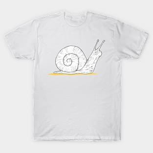 White Snail T-Shirt